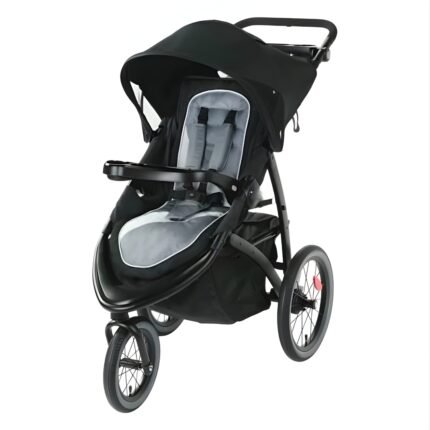 GlossBuy All Terrain Jogger Baby Stroller with Shock Absorption