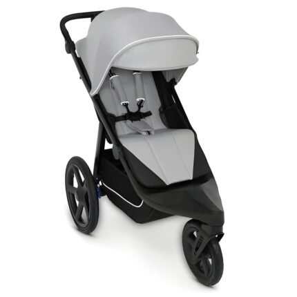 GlossBuy Luxury Three Wheel Baby Stroller with All Terrain Suspension